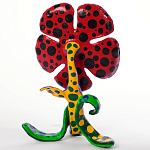 Декоративная статуэтка Yayoi Kusama Flowers that Bloom at Midnight Red варинант исполнения - 2 | Loft Concept в Кирове
