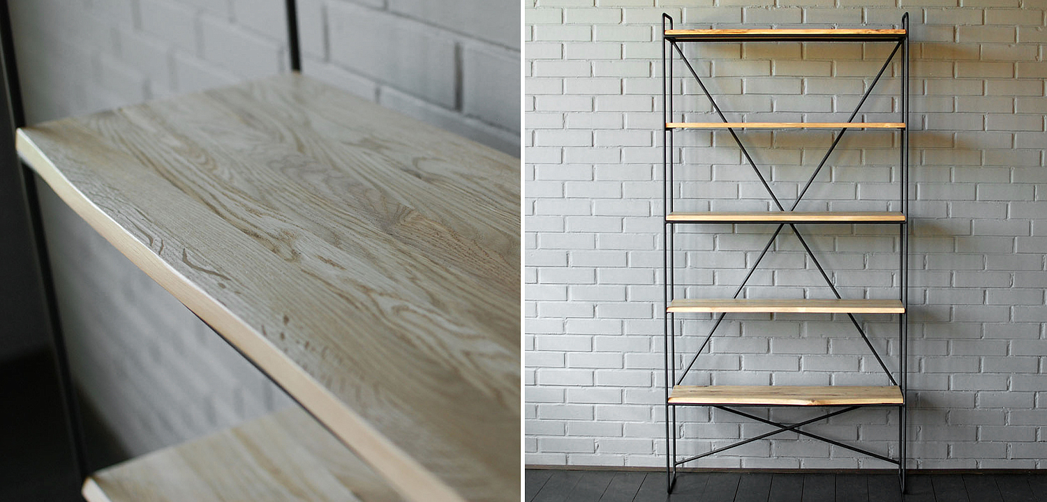 Стеллаж Hart Industrial Metal Rust Rack Стеллаж Hart Industrial Metal Rust Rack - Loft-Concept в Кирове