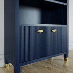 Книжный Стеллаж Elsa Dreams Blue с задней стенкой варинант исполнения - 1 | Loft Concept в Кирове