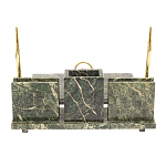 Настольный письменный набор из змеевика с гербом России Successful Leader варинант исполнения - 2 | Loft Concept в Кирове