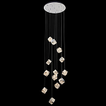 Люстра каскадная с мозаичным хрустальным оформлением Sparks of Crystal варинант исполнения - 2 | Loft Concept в Кирове