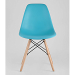 Пластиковый стул на ножках из массива бука Eames Torquoise варинант исполнения - 4 | Loft Concept в Кирове