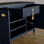 Комод-буфет Elsa Dreams Blue с открытыми полками   варинант исполнения - 1 | Loft Concept в Кирове