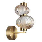 Бра с 2-мя рифлеными стеклянными шарами Marcelh Light варинант исполнения - 5 | Loft Concept в Кирове