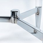 Приставной столик со стеклянной столешницей Deimos варинант исполнения - 4 | Loft Concept в Кирове