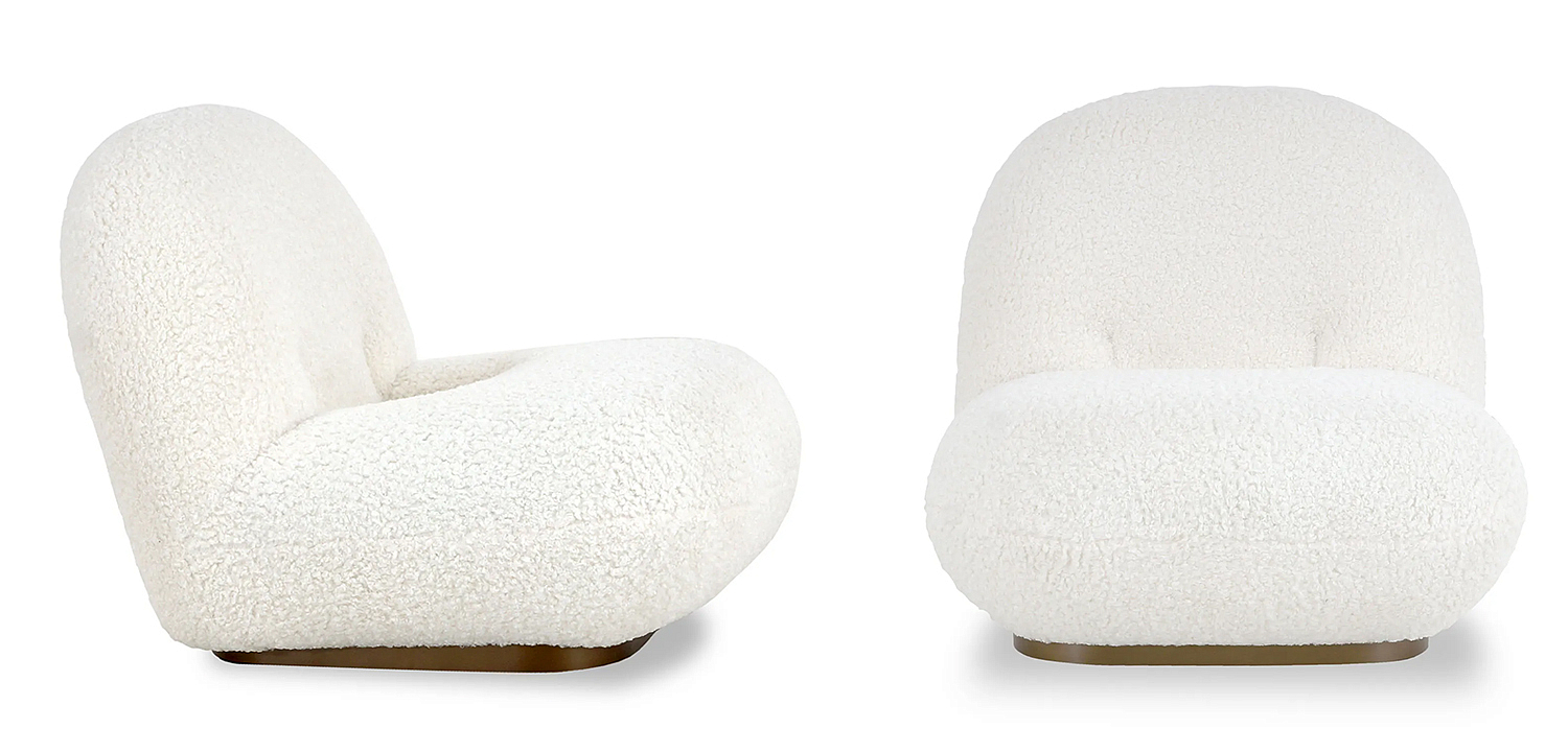 Кресло Herbie White Armchair Кресло Herbie White Armchair - Loft-Concept в Кирове