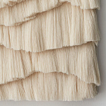 Светло-Бежевое Панно из нитей White Landscape Wall Hanging варинант исполнения - 1 | Loft Concept в Кирове