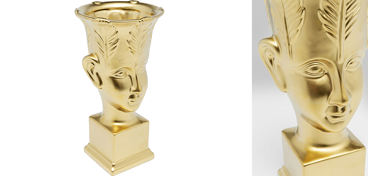 Ваза Golden Face Vase 31 Ваза Golden Face Vase 31 - Loft-Concept в Кирове