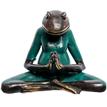 Статуэтка из бронзы в виде лягушки Animals Bronze варинант исполнения - 3 | Loft Concept в Кирове