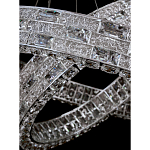 Люстра на 2 кольца с текстурной огранкой Reflection of Reality варинант исполнения - 8 | Loft Concept в Кирове