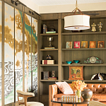 Обои ручная роспись Bamboo River Blossom Original colourway on Deep Rich Gold gilded paper with pearlescent antiquing варинант исполнения - 3 | Loft Concept в Кирове