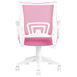 Офисное кресло с основанием из белого пластика Desk chairs Pink варинант исполнения - 4 | Loft Concept в Кирове