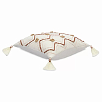 Подушка декоративная с геометрическим узором и кисточками Divine Abstractions варинант исполнения - 1 | Loft Concept в Кирове