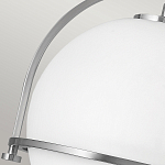 Потолочный светильник с плафоном в форме белого матового шара Hinkley варинант исполнения - 11 | Loft Concept в Кирове