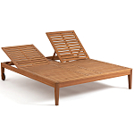 Шезлонг двухместный из эвкалипта Sunset варинант исполнения - 4 | Loft Concept в Кирове