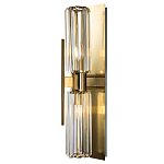 Бра с двумя хрустальными цилиндрическими плафонами Glass TUBE варинант исполнения - 2 | Loft Concept в Кирове