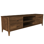 ТВ-тумба с 4-мя ящиками и полками из массива бука Tasteful Furniture варинант исполнения - 1 | Loft Concept в Кирове