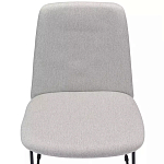 Стул мягкий светло-серый Chair Gray Runners варинант исполнения - 5 | Loft Concept в Кирове