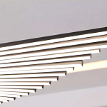 Люстра в виде распахнутых крыльев из тонких металлических планок Flight of Freedom варинант исполнения - 12 | Loft Concept в Кирове