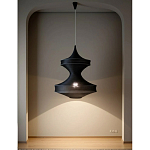 Подвесной вязаный черный светильник «Моника» варинант исполнения - 5 | Loft Concept в Кирове