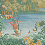 Обои ручная роспись Le Brésil Paille варинант исполнения - 3 | Loft Concept в Кирове