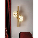 Бра  с фигурным мраморным рассеивателем Spiral of Warm Light варинант исполнения - 7 | Loft Concept в Кирове