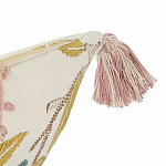 Чехол на подушку с кисточками и вышивкой птиц Ethnic mix Birds Rect варинант исполнения - 2 | Loft Concept в Кирове