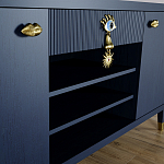 Комод-буфет Elsa Dreams Blue с открытыми полками   варинант исполнения - 4 | Loft Concept в Кирове