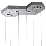 Люстра c 6-ю стеклянными плафонами хром Sparkling Bubbles Tube Chrome Hanging Lamp варинант исполнения - 3 | Loft Concept в Кирове