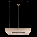 Люстра с квадратным каменным плафоном Calcite Square Light варинант исполнения - 2 | Loft Concept в Кирове
