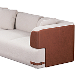 Трехместный диван Richmond с кожаной отделкой варинант исполнения - 6 | Loft Concept в Кирове