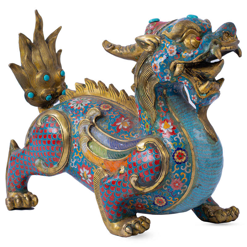 Большой Бронзовый Китайский дракон Мульти в Кирове | Loft Concept 