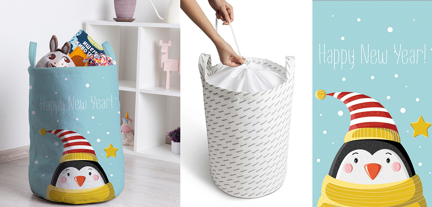 Корзина Christmas Penguin Basket Корзина Christmas Penguin Basket - Loft-Concept в Кирове
