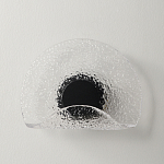 Бра из текстурированного прозрачного стекла с изогнутым краем Textured Glass  варинант исполнения - 4 | Loft Concept в Кирове