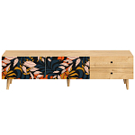 Длинная ТВ-тумба с принтом на ящиках Elise TV Stand варинант исполнения - 10 | Loft Concept в Кирове