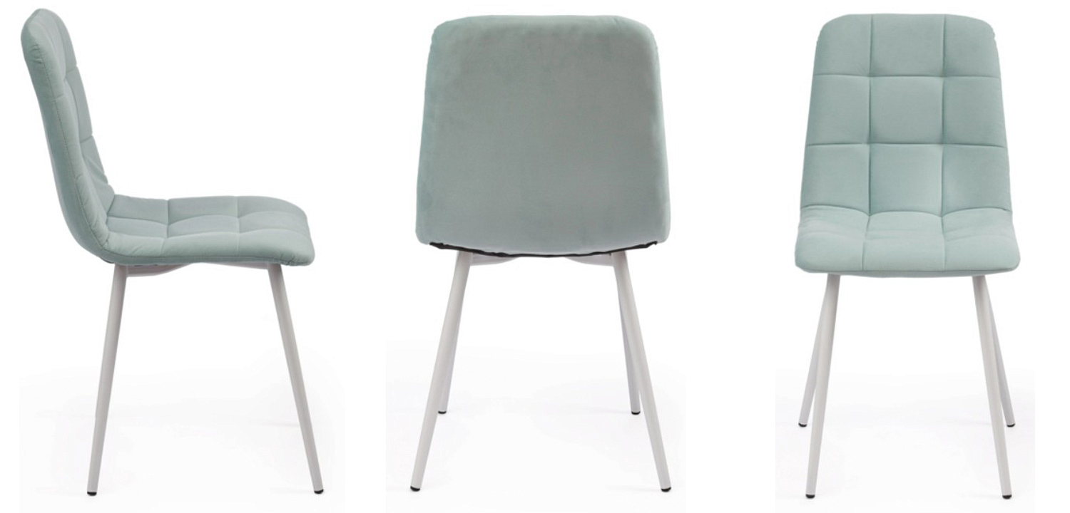 Стул Nancy Velour Light Blue Chair Стул Nancy Velour Light Blue Chair - Loft-Concept в Кирове