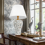 Настольная лампа с цветочной росписью Lamp Flower Painting варинант исполнения - 5 | Loft Concept в Кирове