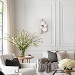 Бра с золотым основанием и 5-ю белыми шарообразными плафонами Bubble варинант исполнения - 4 | Loft Concept в Кирове