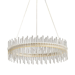 Люстра круглая с прозрачными стеклянными трубками 51 см Nembus варинант исполнения - 1 | Loft Concept в Кирове