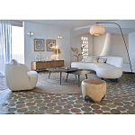 ТВ-тумба из массива тика Busto TV Stand варинант исполнения - 8 | Loft Concept в Кирове