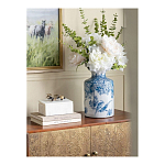 Ваза с мотивами цветущего сада с попугаями Vase Inspired by Nature варинант исполнения - 4 | Loft Concept в Кирове