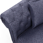 Мебельная ткань Шенилл синий цвет 138 см T4-33 варинант исполнения - 7 | Loft Concept в Кирове