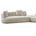 Угловой диван Calypso с поворотным механизмом и пуфом   варинант исполнения - 2 | Loft Concept в Кирове