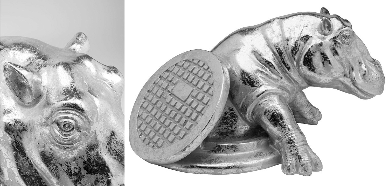 Статуэтка Chrome Hippo - Loft-Concept в Кирове