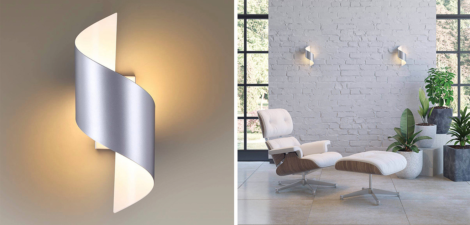 Бра Silver Locken Wall Lamp Бра Silver Locken Wall Lamp - Loft-Concept в Кирове