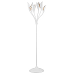 Торшер белый с плафонами в виде лепестков Delicate Flower варинант исполнения - 1 | Loft Concept в Кирове