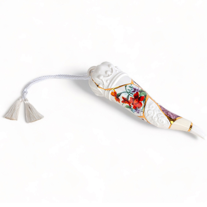 Статуэтка Seletti Lucky Horn Белый Золотой Мульти Статуэтка Seletti Lucky Horn Белый Золотой Мульти в Кирове | Loft Concept