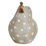 Статуэтка курица с текстурной поверхностью бежевого цвета Rustic Chicken варинант исполнения - 1 | Loft Concept в Кирове