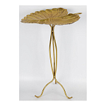 Столик приставной с столешницей Тропический лист Tropical Forest gold варинант исполнения - 2 | Loft Concept в Кирове