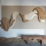 Декор настенный в Эко стиле Малибу wall panel Malibu Abstraction варинант исполнения - 1 | Loft Concept в Кирове